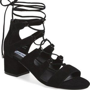 Steve madden Black Strappy Sandals